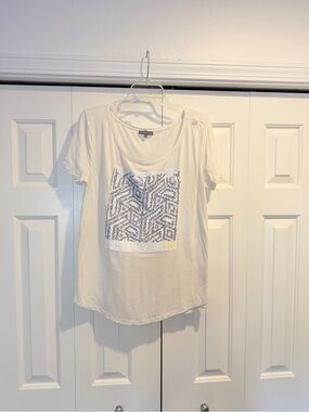 I Am Graphic Sequin Panel T-Shirt #1007